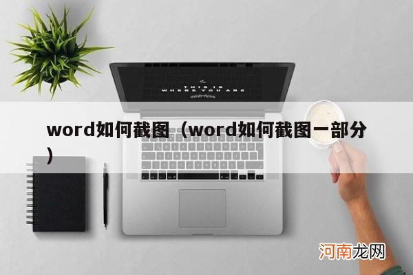 word如何截图一部分 word如何截图