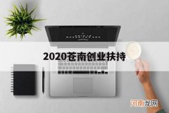 2020苍南创业扶持 苍南县2020年大发展