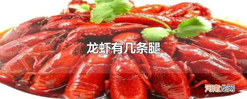 龙虾有几条腿