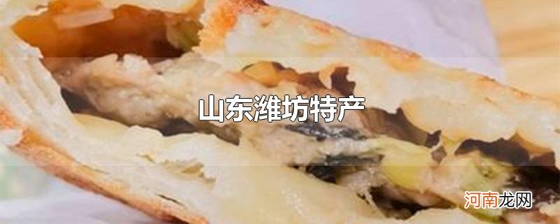 山东潍坊特产