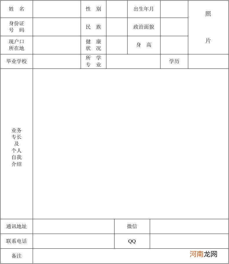 青年创业扶持计划报名表 青年创业扶持计划报名表怎么写