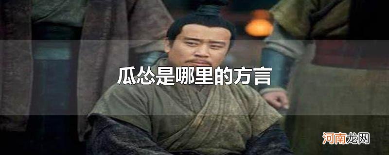 瓜怂是哪里的方言