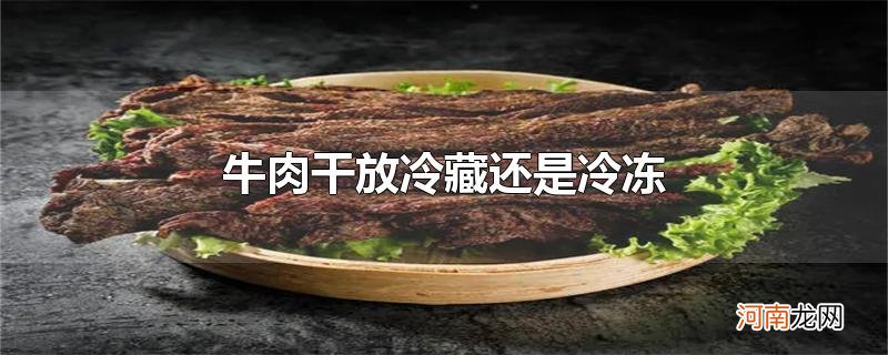 牛肉干放冷藏还是冷冻