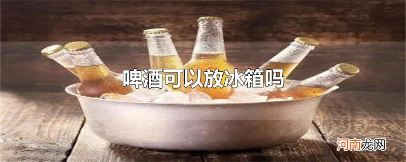 啤酒可以放冰箱吗