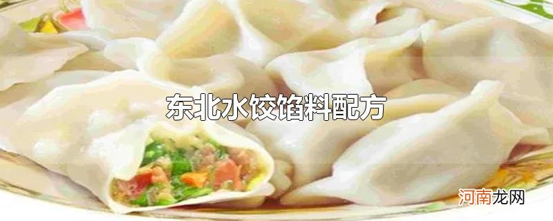 东北水饺馅料配方