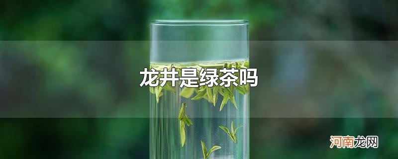 龙井是绿茶吗