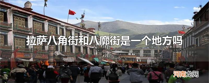 拉萨八角街和八廓街是一个地方吗