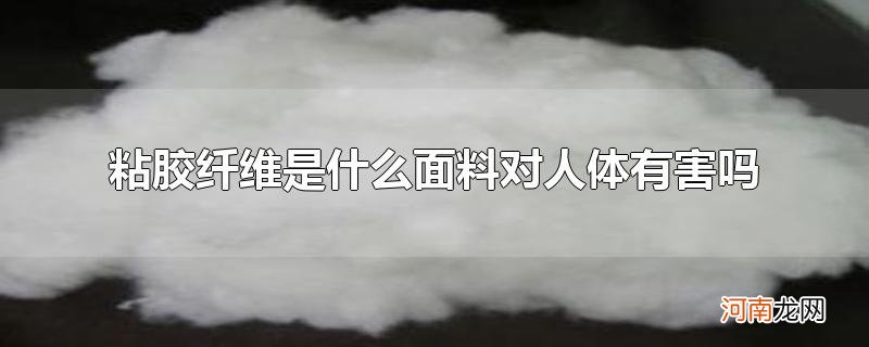 粘胶纤维是什么面料对人体有害吗