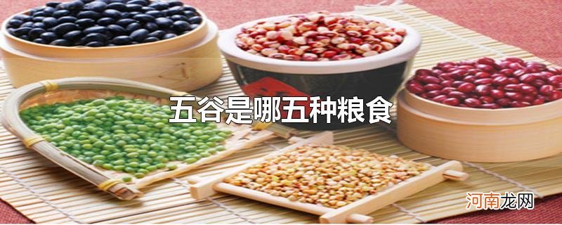 五谷是哪五种粮食