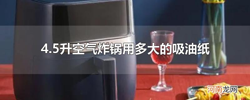 4.5升空气炸锅用多大的吸油纸