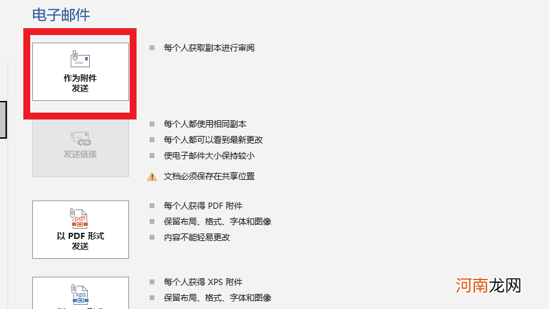 电脑word怎么发邮箱