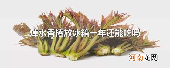 焯水香椿放冰箱一年还能吃吗