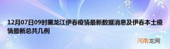 12月07日09时黑龙江伊春疫情最新数据消息及伊春本土疫情最新总共几例