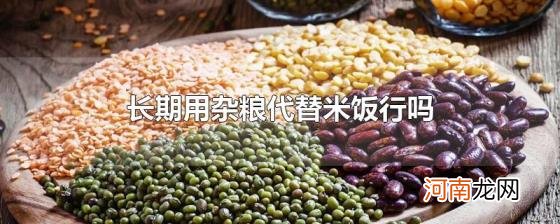 长期用杂粮代替米饭行吗