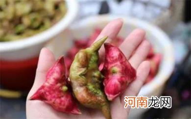 菱角发红是怎么回事