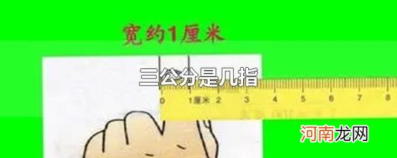 三公分是几指